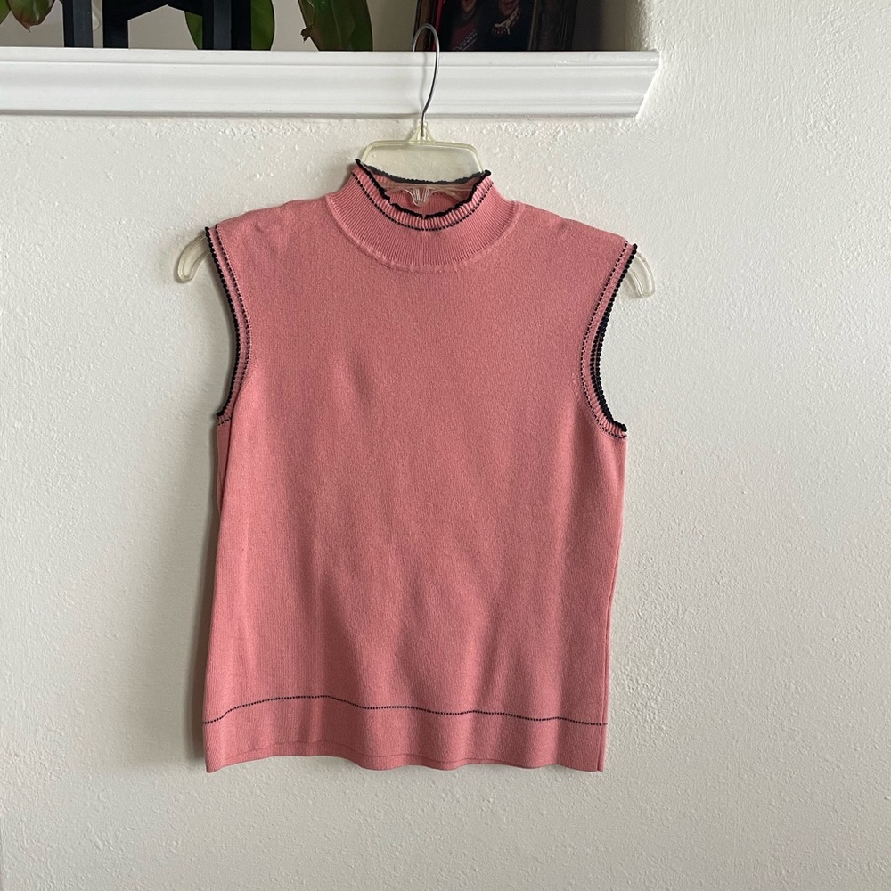 Vintage Emma James Pink Sleeveless Tank Top